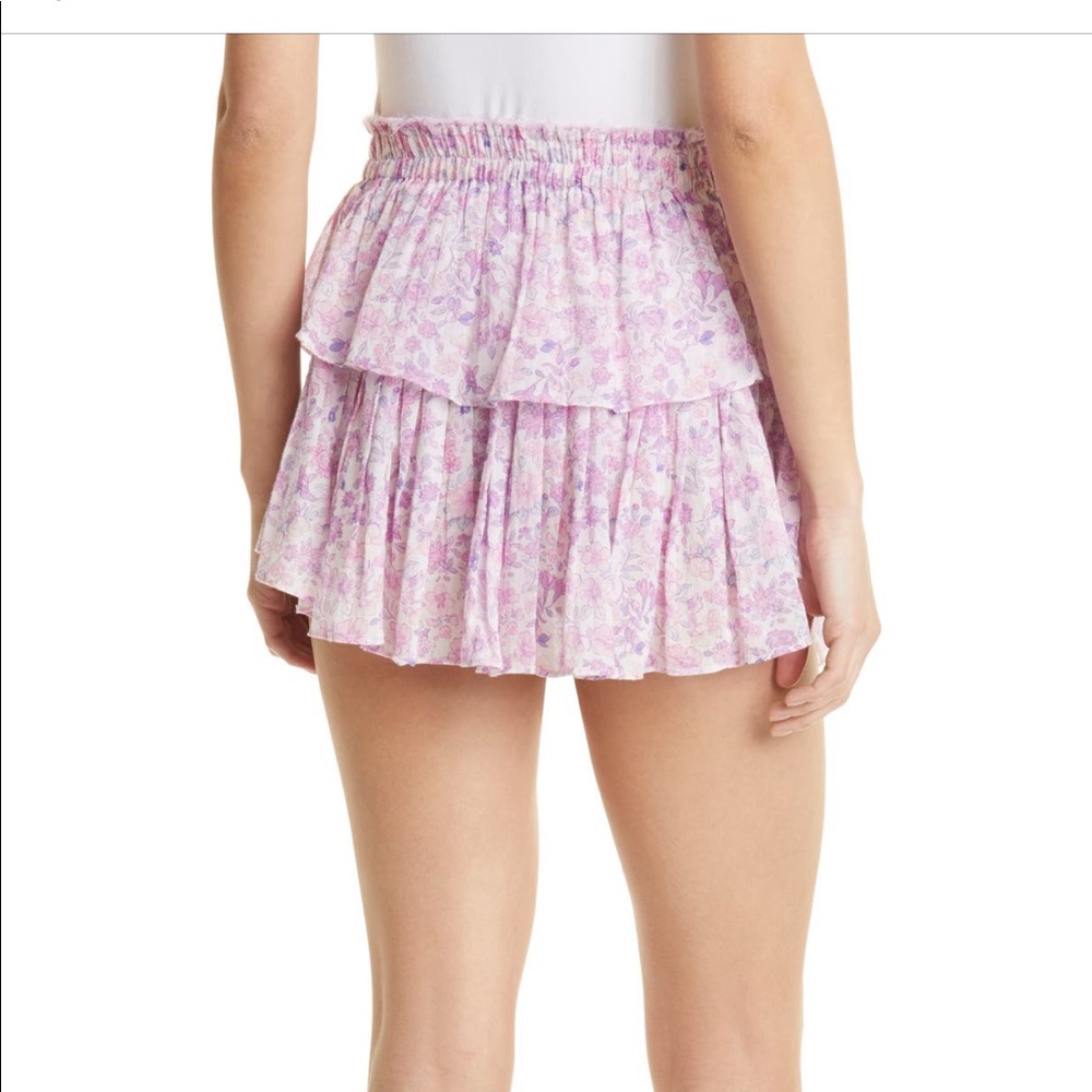 LOVESHACKFANCY Ruffle Mini Skirt - Picture 3 of 4